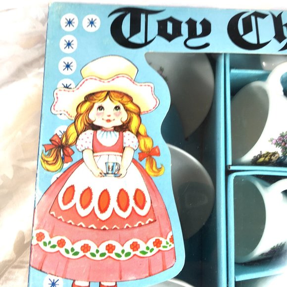 Vintage TEA SET  Childs Made in Japan 50-60's Original Box EVC - Picture 9 of 11